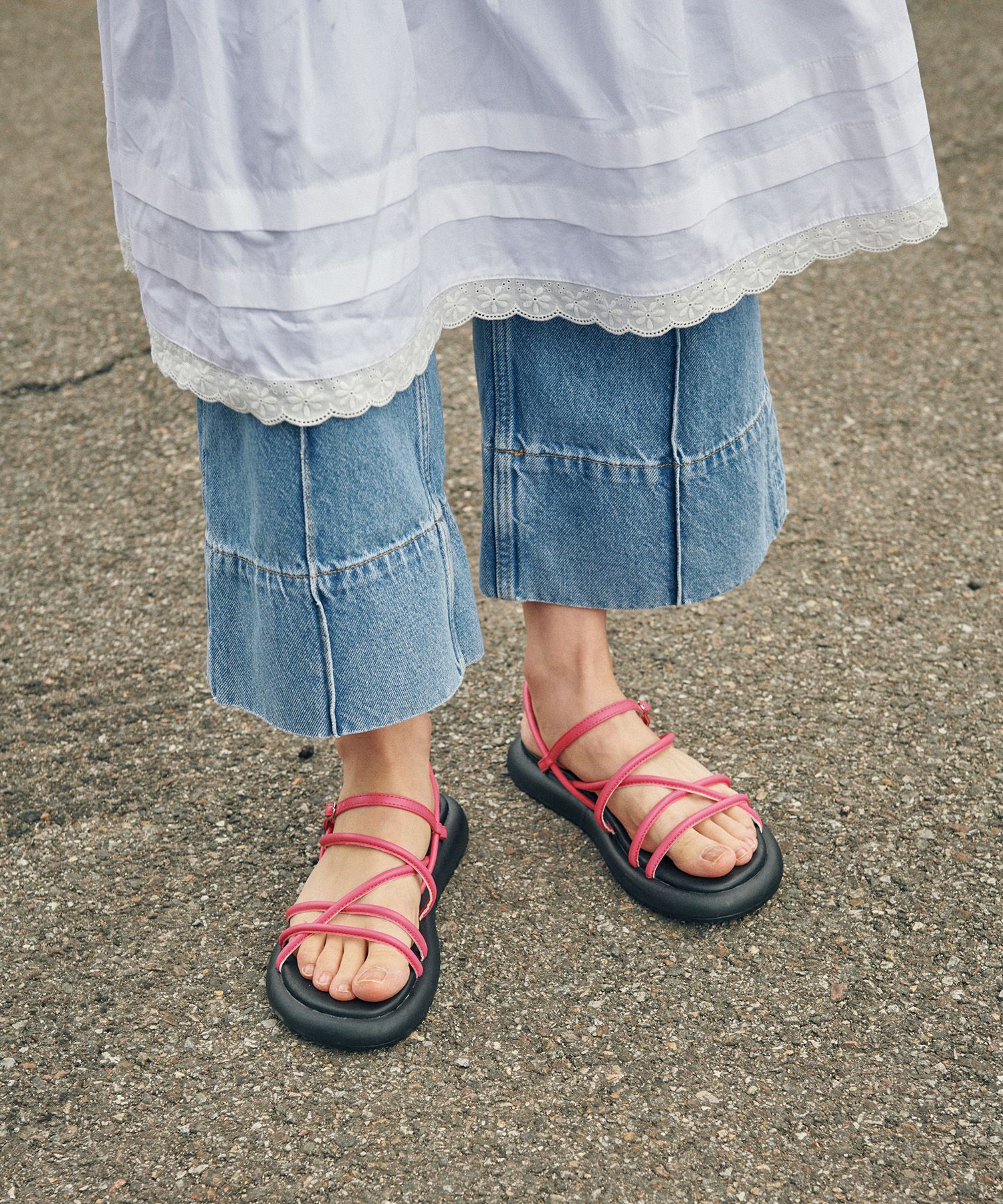 サンダル・ミュール ^MACMOC^ 5Color Casual Cushion Strap Sandals 3Cm Rolly MUSINSA | MACMOC Rolly 5Color Casual Cushion Strap Sandals 3Cm