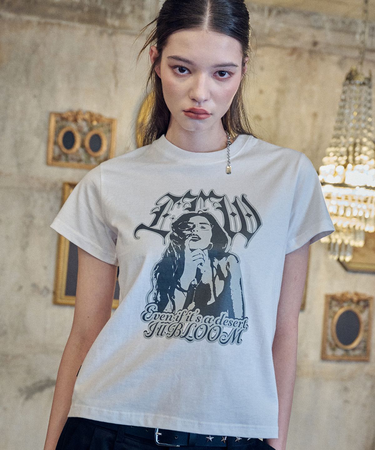 이퓨원트(IFYOUWANT) Desert CROP TEE white
