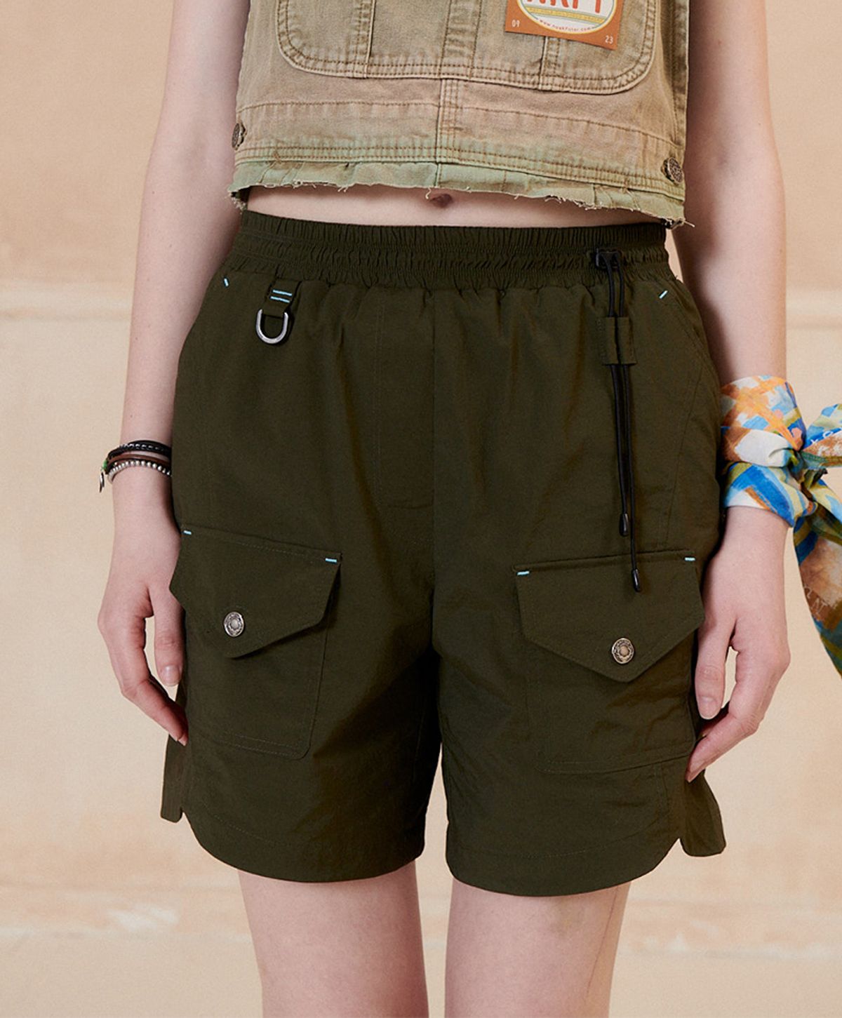 누크피터(NUUKFITTER) 838 HUNTER SHORTS [DARK KHAKI]