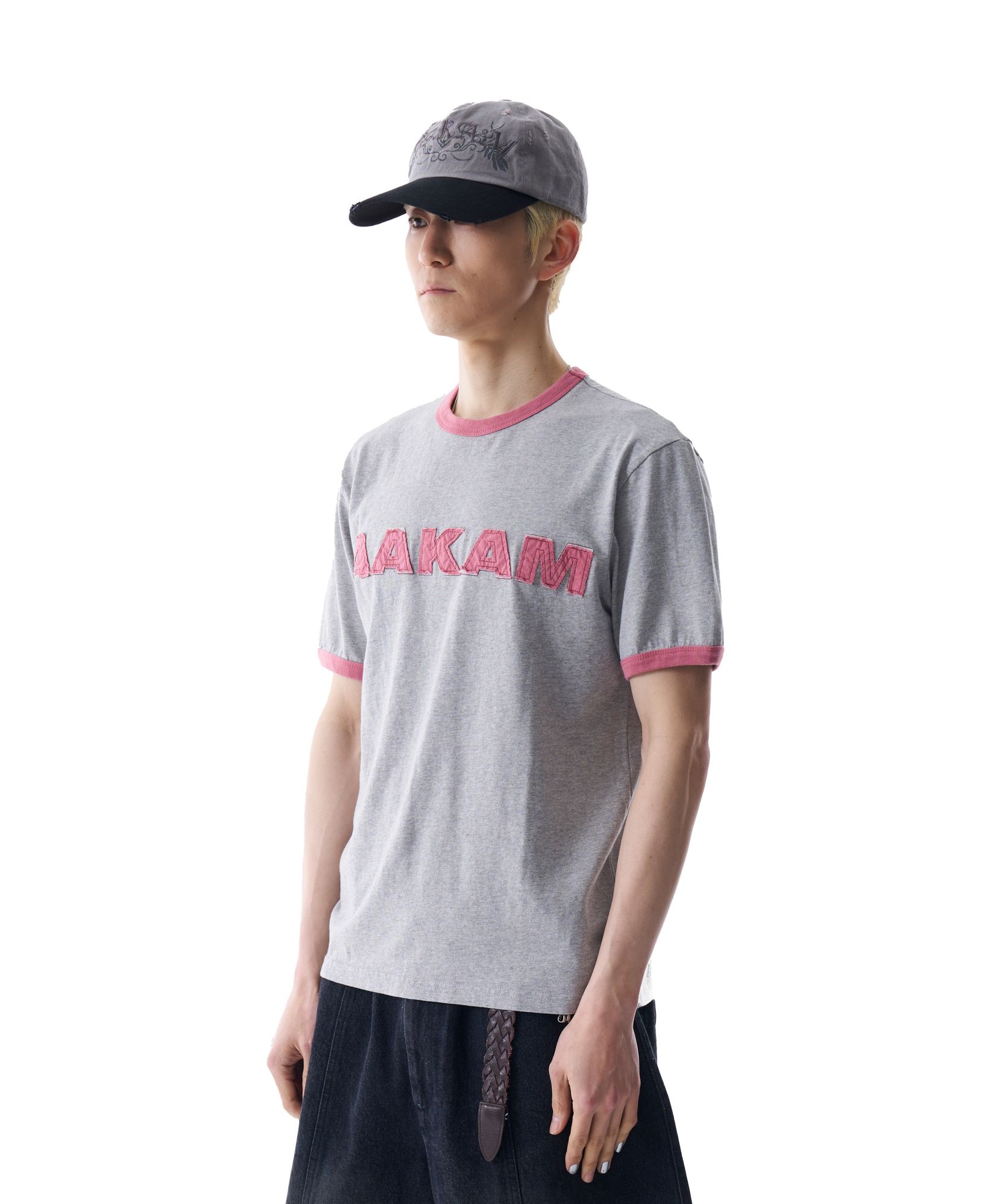Tシャツ・カットソー AAKAM Logo Patch Ringer Top 5FT1653 MUSINSA公式 | AAKAM Logo Patch Ringer Top (Pink)