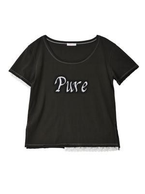 퓨어 그런지 티셔츠 (차콜)