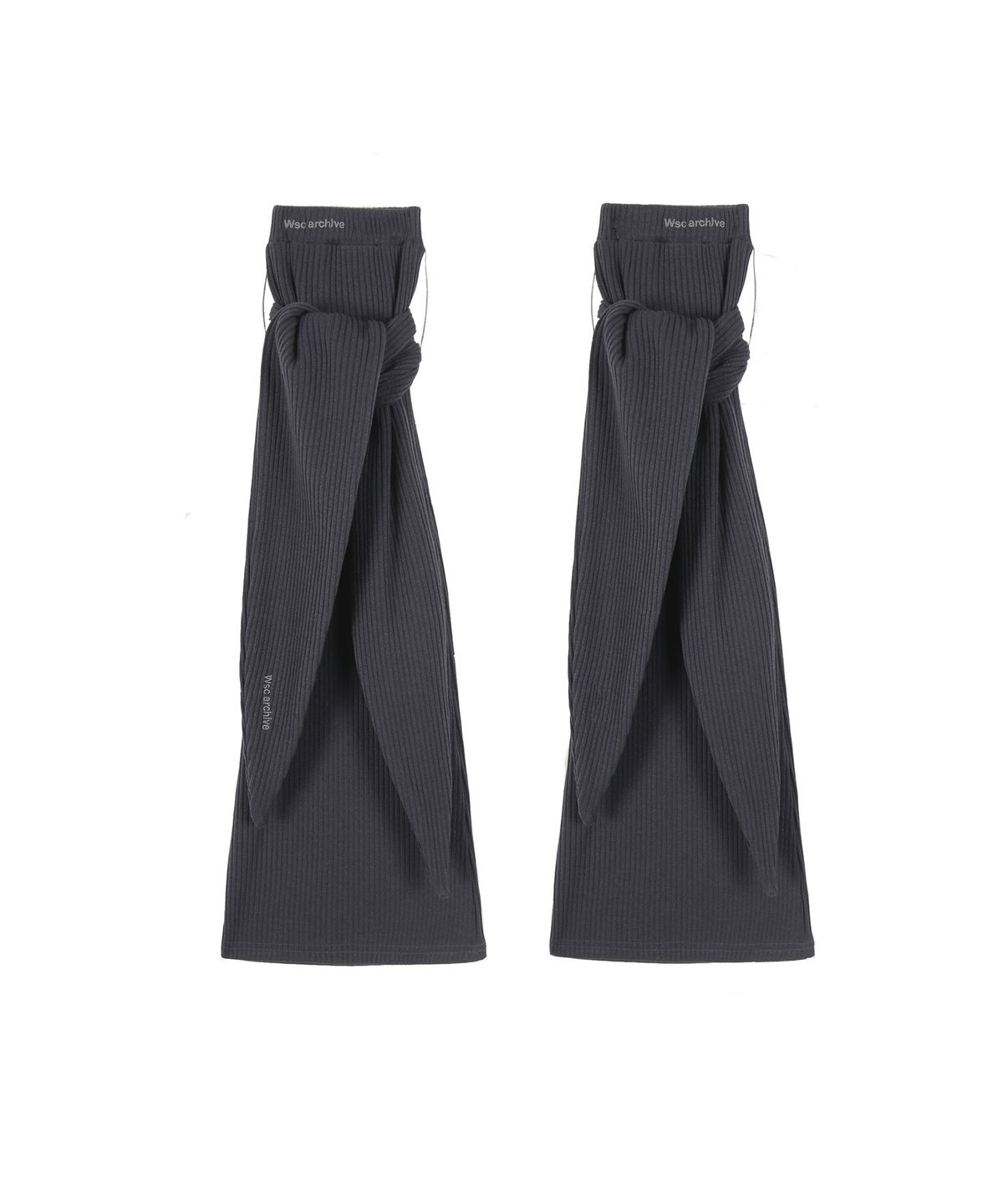 더블에스씨 아카이브(WSC ARCHIVE) 5-way tie leg warmer 003(Greyish blue)