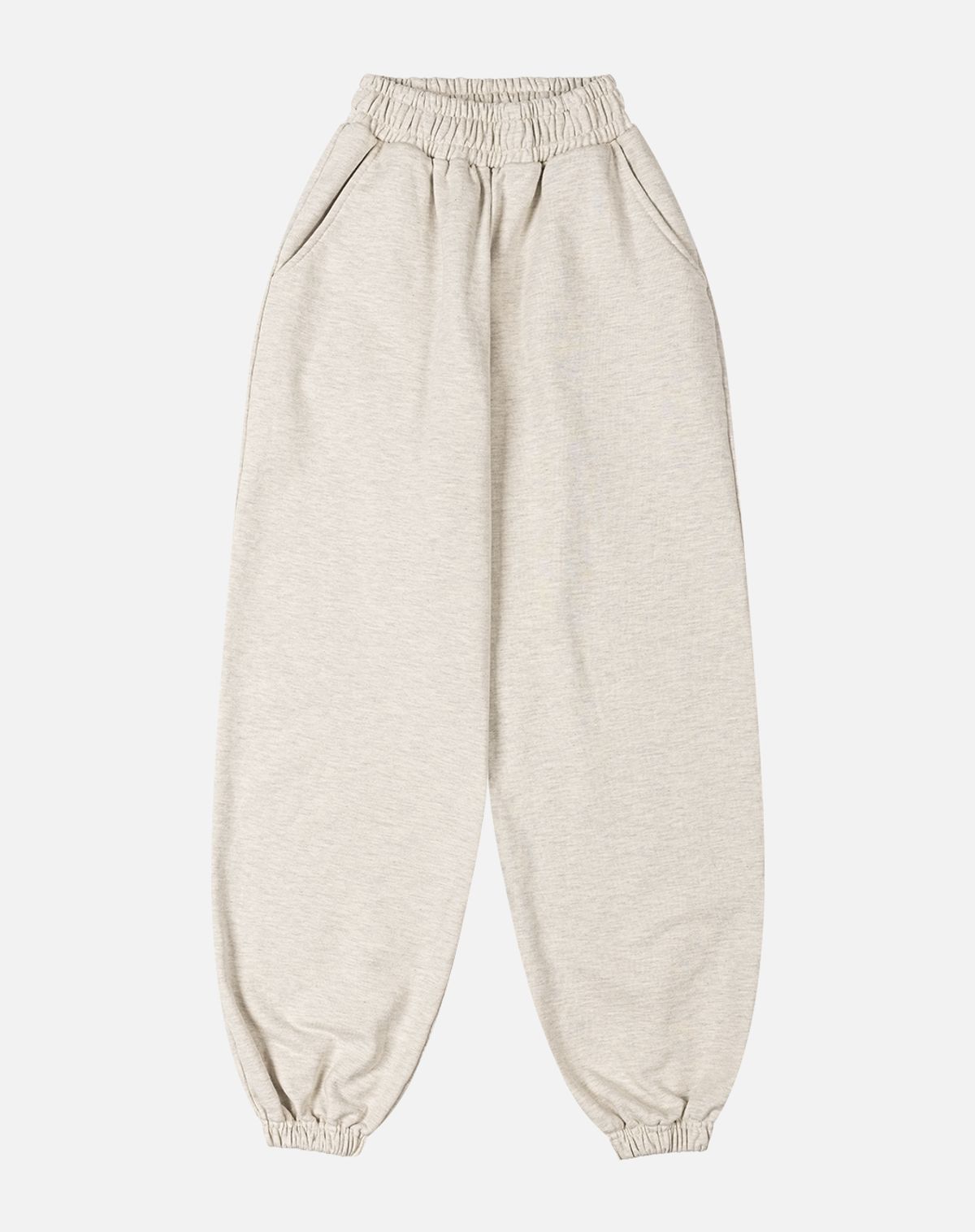 키시닝(KISYNING) I LOVE K- jogger pants (oatmeal)