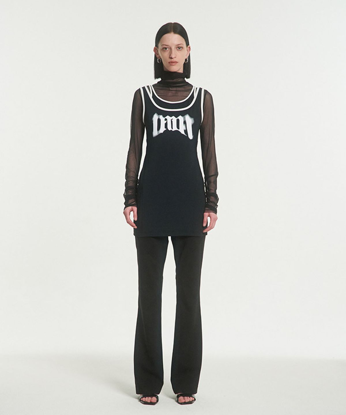 메아(MEA) SLIM TUNIC [BLACK]