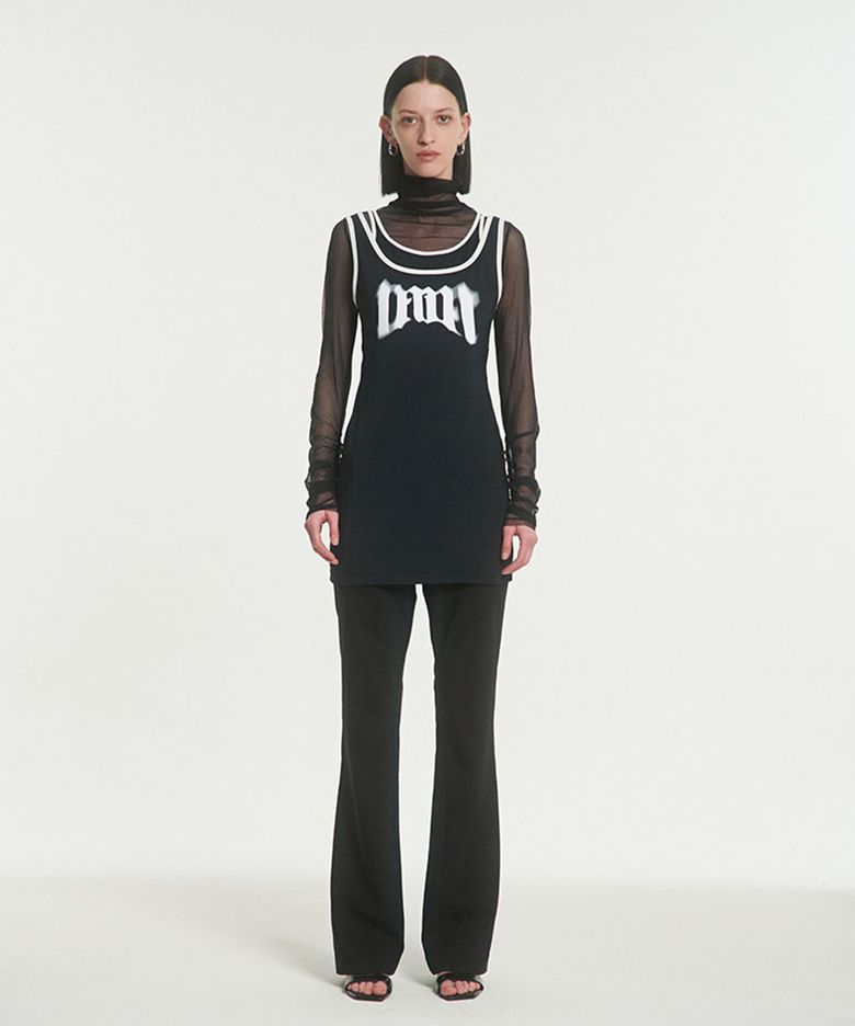 SLIM TUNIC [BLACK]