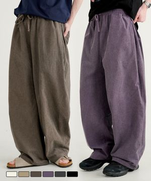 [2PACK] 턴 다잉 라이크린넨 밴딩팬츠 2PACK JNLP7717