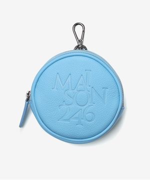 메종246 COIN WALLET POUCH - BLUE 원형 파우치 동전지갑 블루