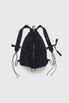 String Backpack Nylon Black