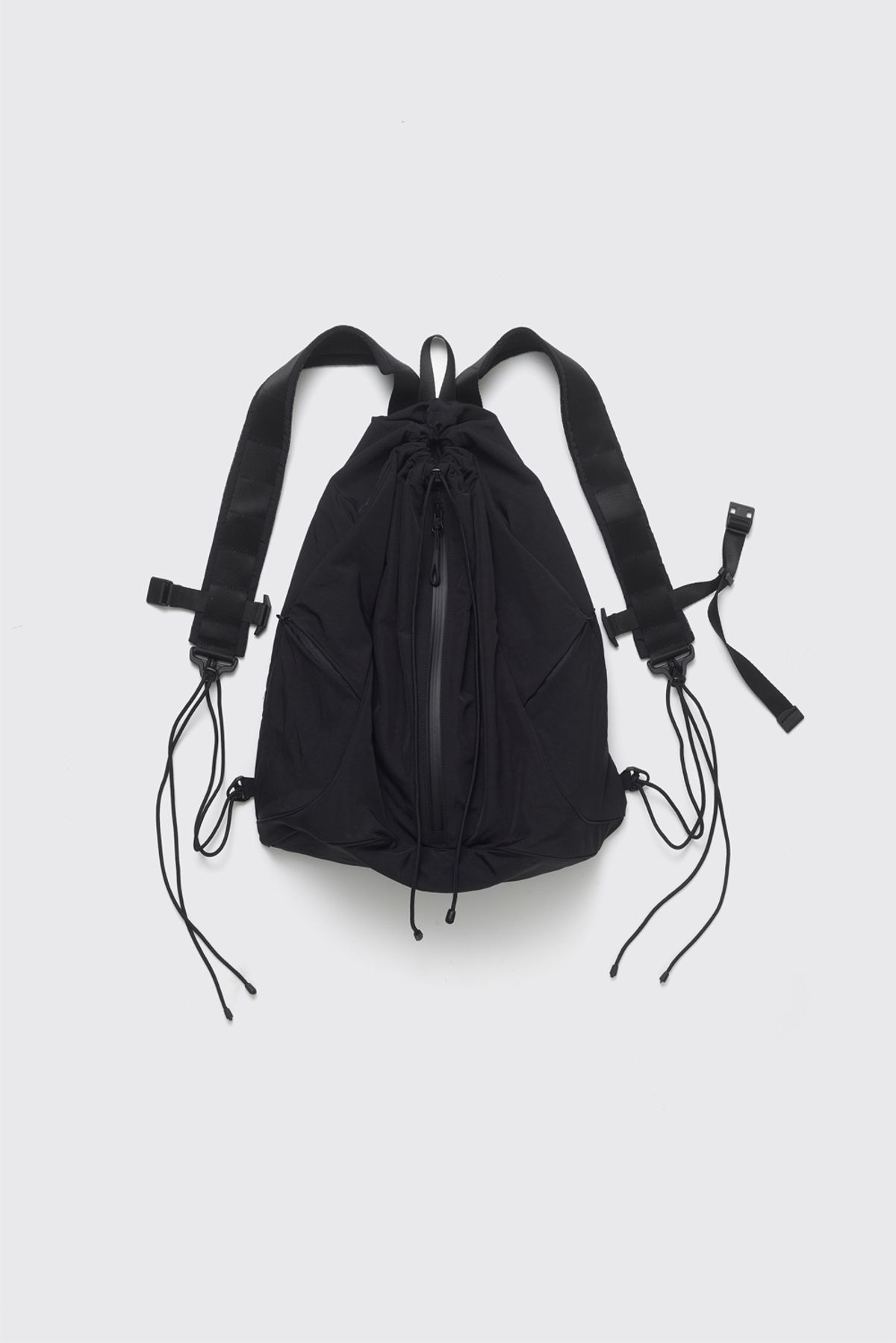 해칭룸(HATCHINGROOM) String Backpack Nylon Black