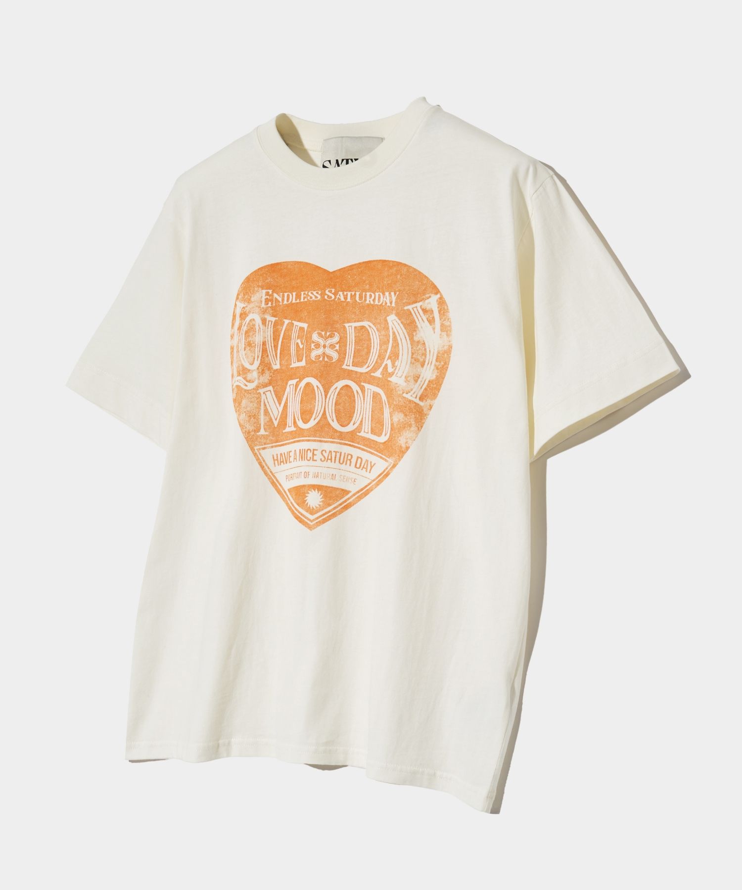 Tシャツ・カットソー SATUR Saturday Retro Mood Graphic Short Sleeve T-Shirt Cream MUSINSA公式 | SATUR Saturday Retro Mood Graphic Short Sleeve