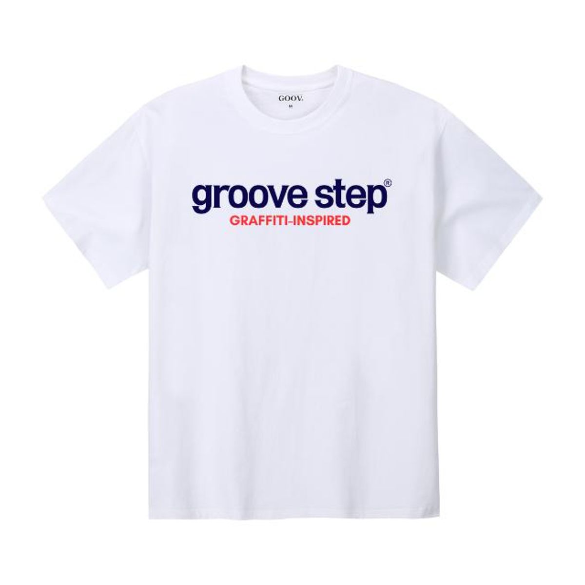 그루브스텝(GROOVESTEP) 르방 레터링 오버핏 반팔 티셔츠 S0019