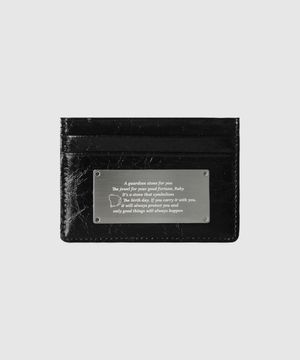 보네르 탄생석 각인  심플 카드지갑-6color