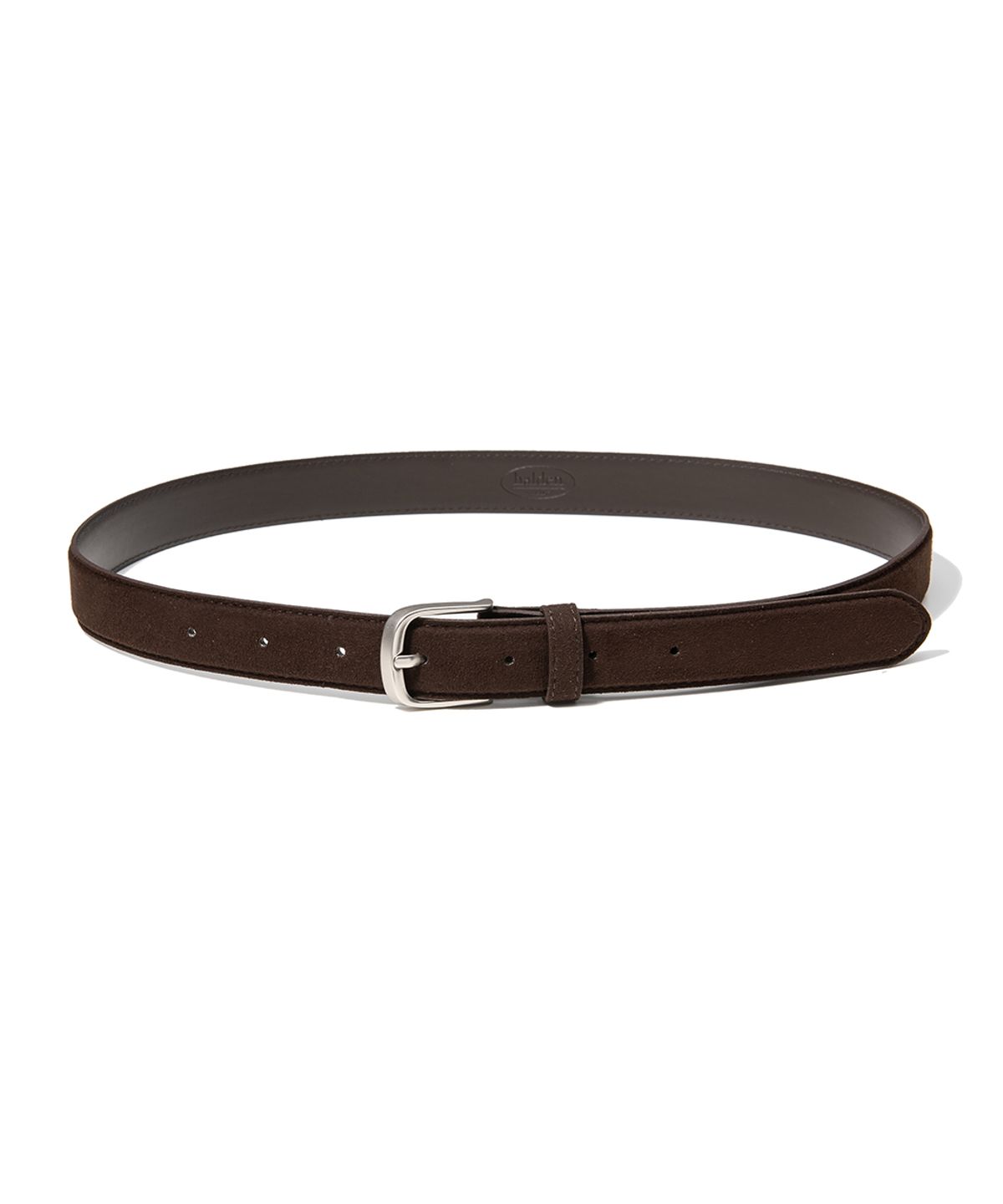 할렌(HALDEN) (W) basic square suede belt (T023_brown)