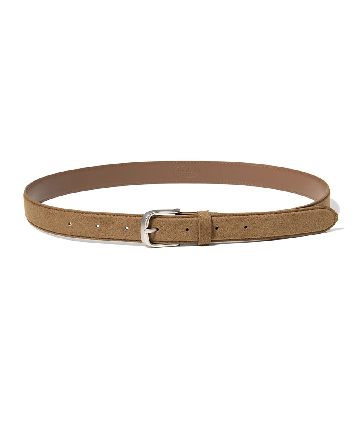 할렌(HALDEN) (W) basic square suede belt (T023_tan)