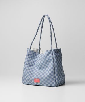 다모아 데님 리버시블 쇼퍼 숄더백