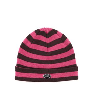 1011 Gallery Stripe Beanie-Pink