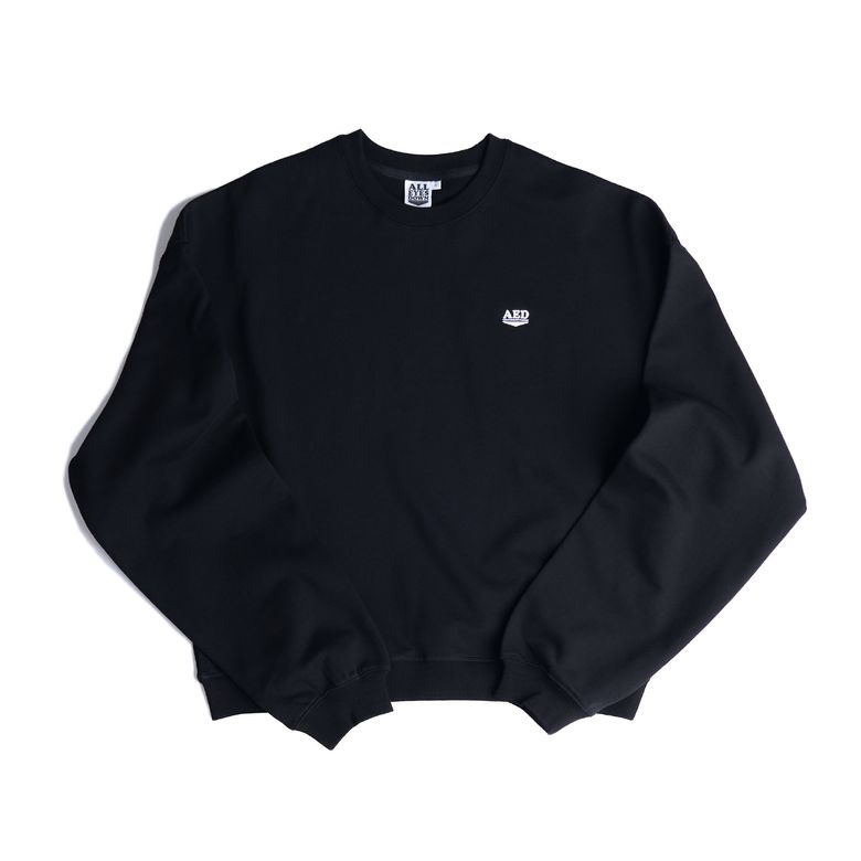 LOGO EMBLEM SWEATSHIRT  (BLACK)