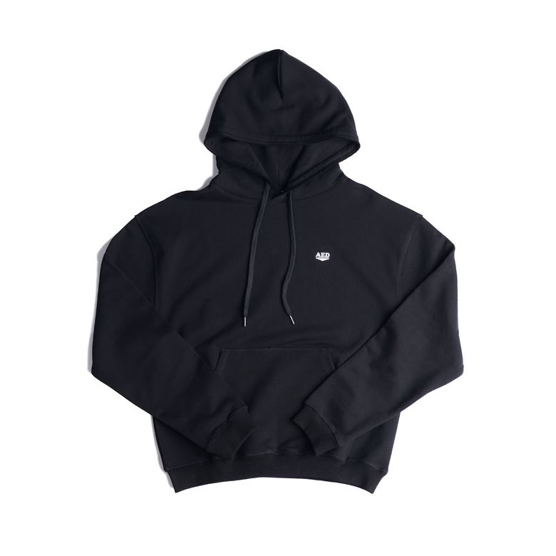 LOGO EMBLEM HOODIE (BLACK)