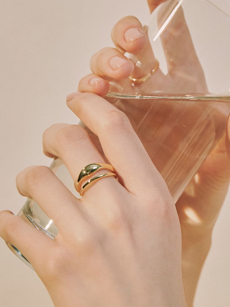 bold two lines ring