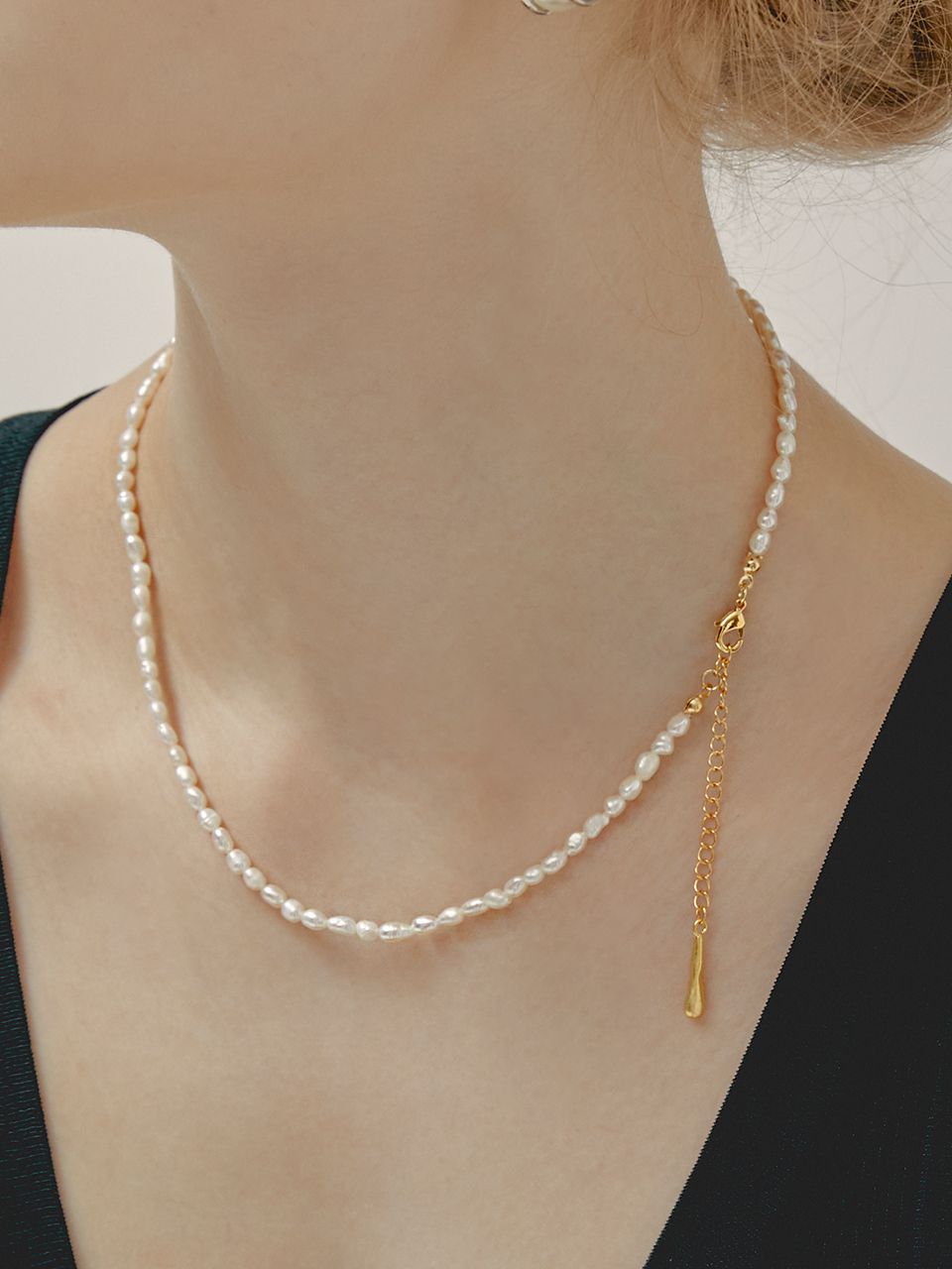 ☆【Hei】☆Essential oval pearl necklac.e☆ネックレス☆ MUSINSA | HEI essential oval pearl necklace