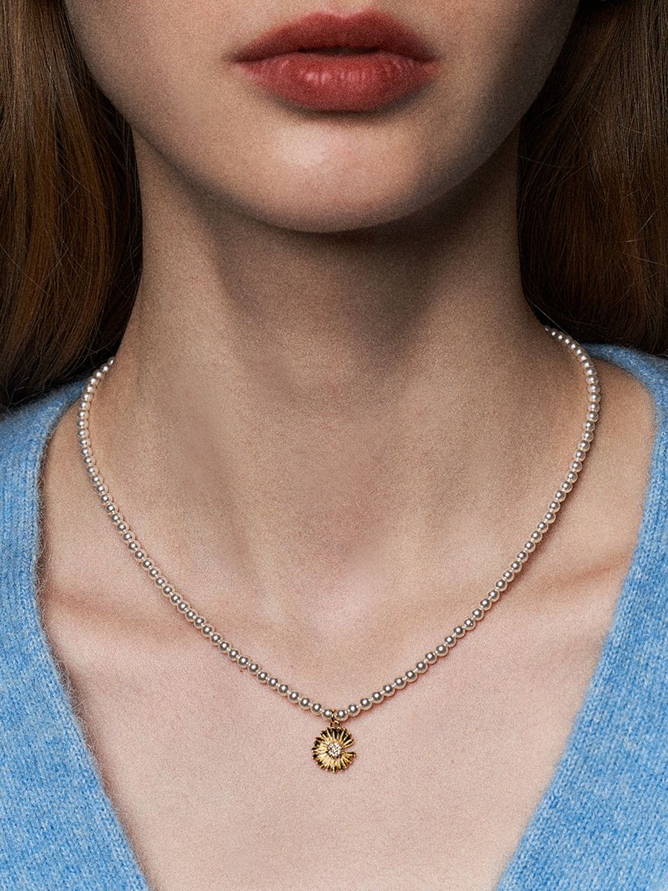 【Hei】Billlieハラム着用★daisy swarovski pearl necklace MUSINSA | HEI daisy swarovski pearl necklace