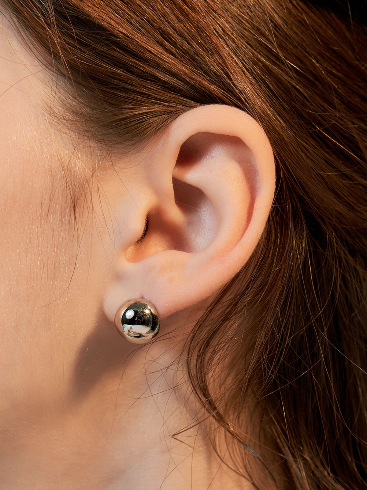 헤이(HEI) dome post earring