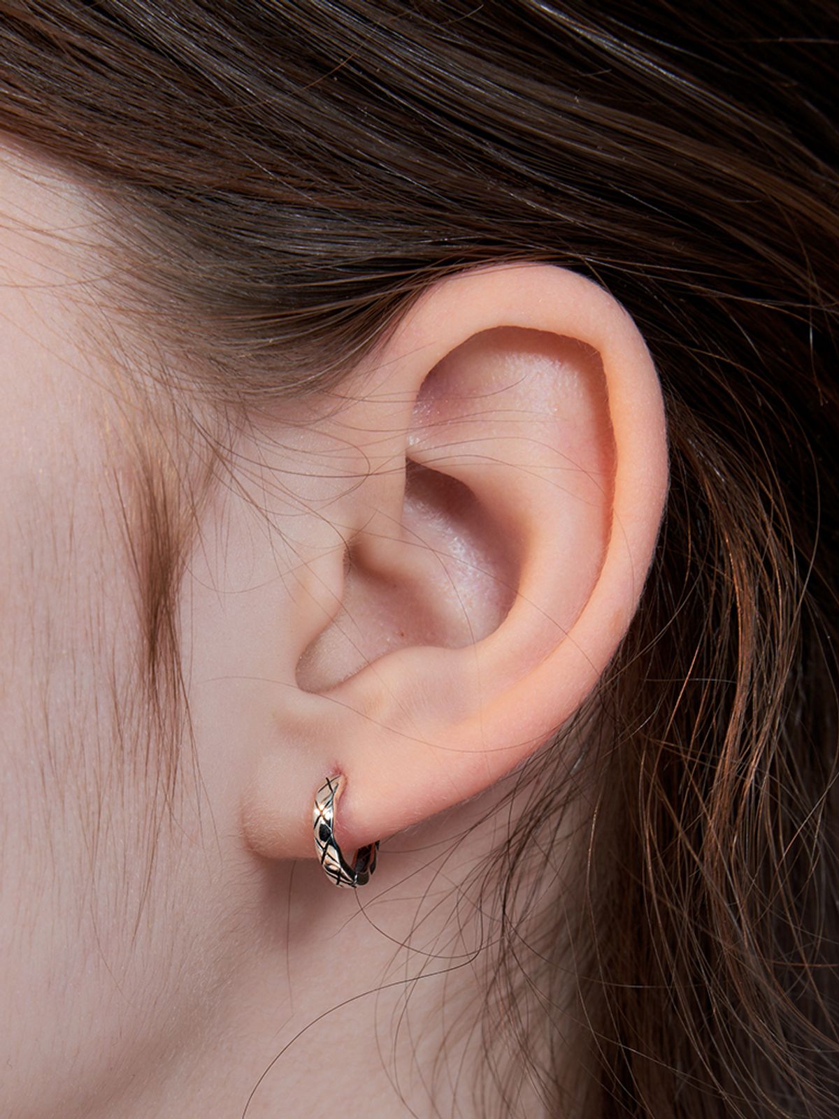헤이(HEI) diamond one-touch earring