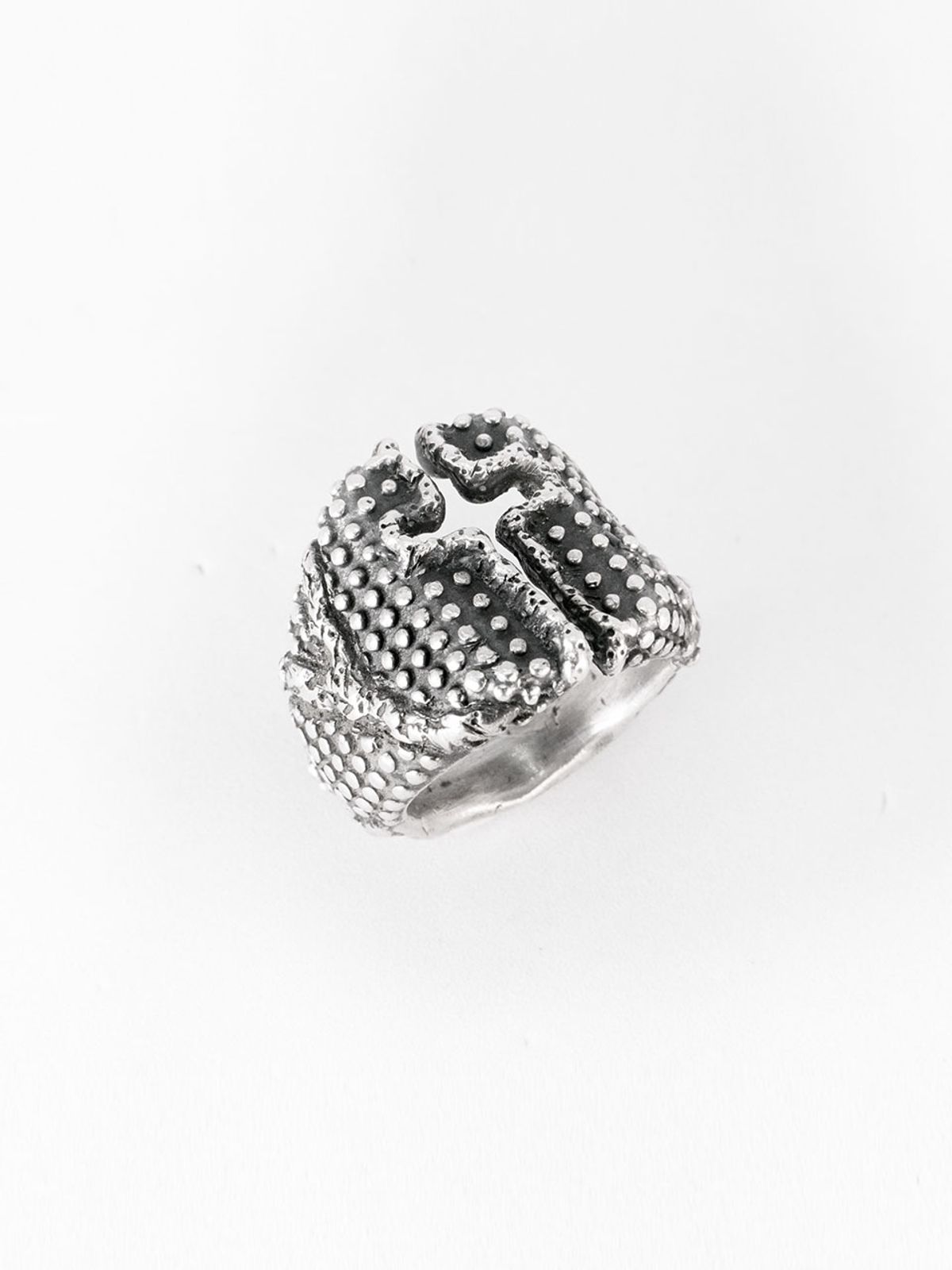 하랑(HARANG) HR 221R_Embossed Cross Ring