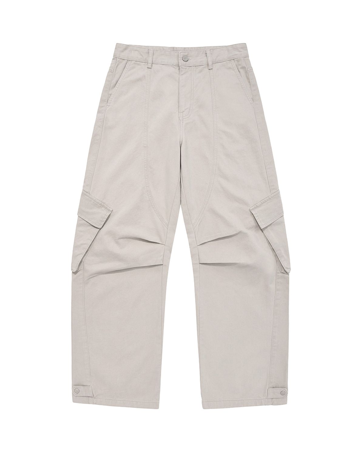 포스333(PHOS333) Round Tucked Pants