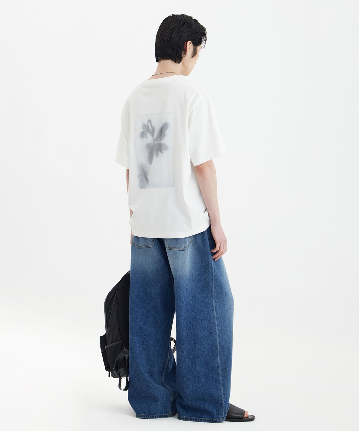 유스(YOUTH) Printing Panel T-Shirt - White