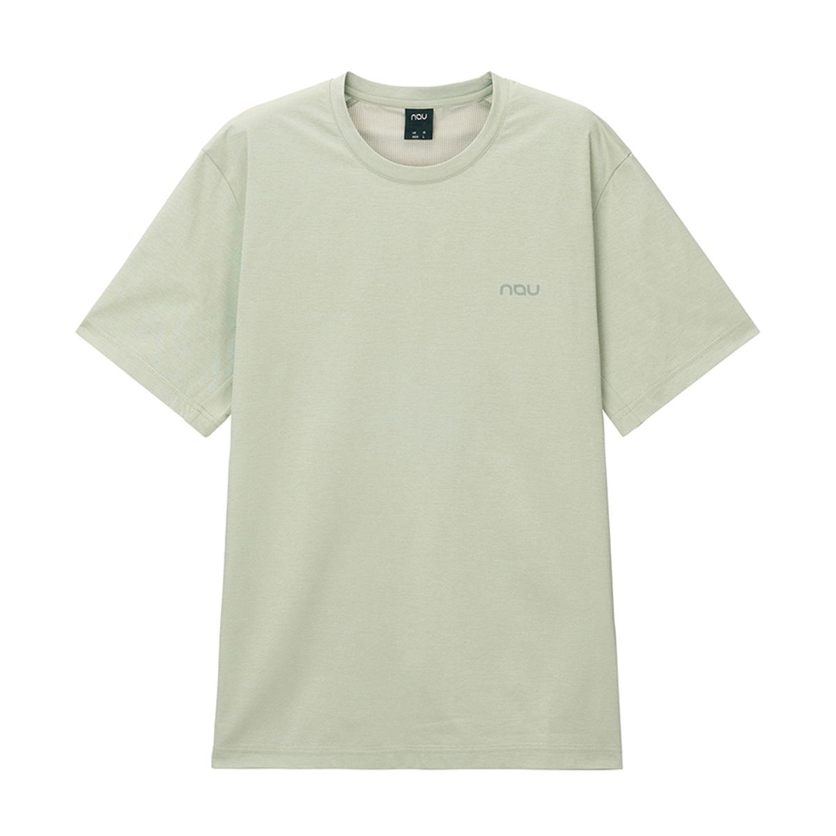 나우(nau) 소로나 메쉬 배색티셔츠 Light Khaki Beige