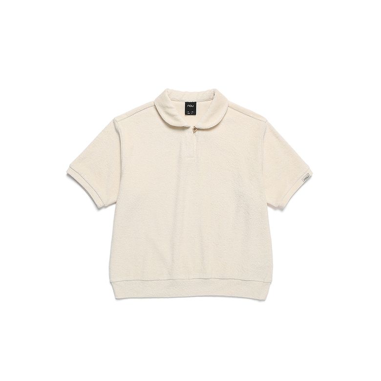 W 테리 반팔티셔츠 Ivory