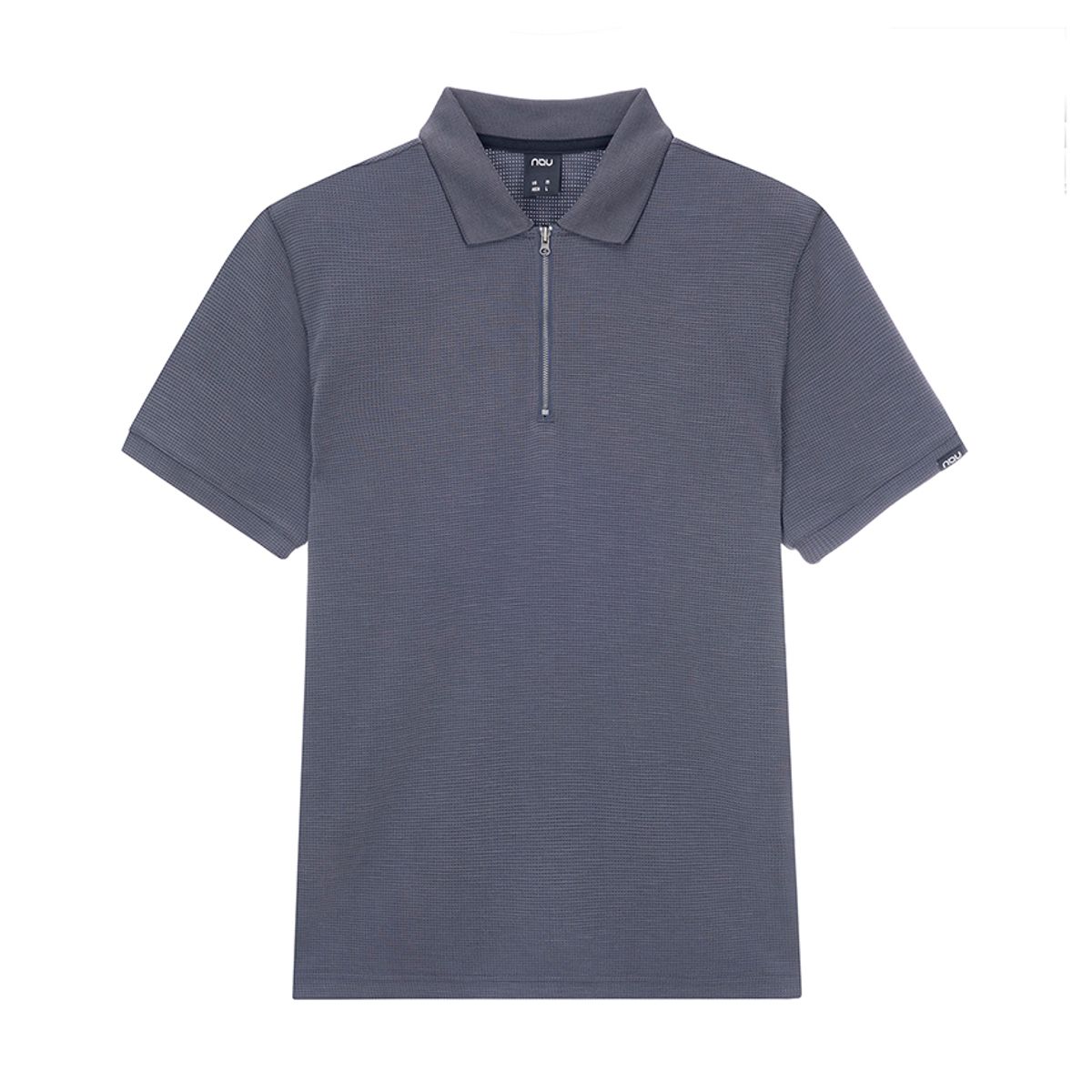 나우(nau) 샌드 워싱 집업 카라티셔츠 Dark Gray