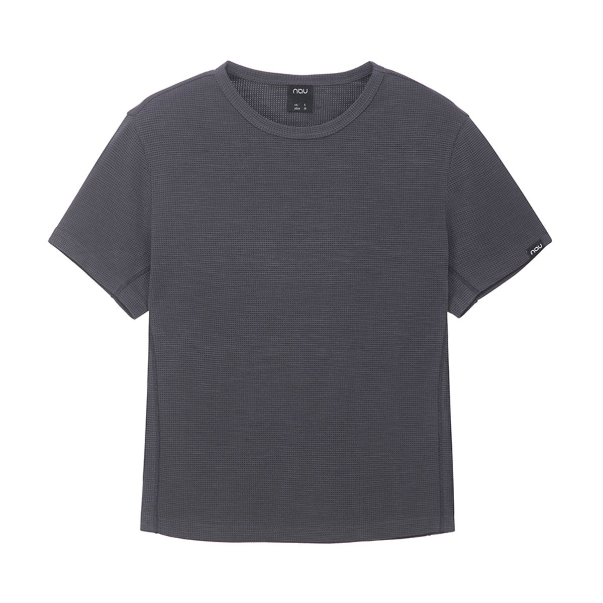 나우(nau) W 샌드워싱 반팔티셔츠 Dark Gray