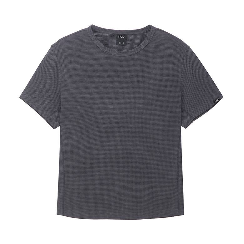 W 샌드워싱 반팔티셔츠 Dark Gray