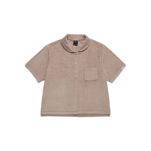 W 오가닉 테리 반팔셔츠 Taupe