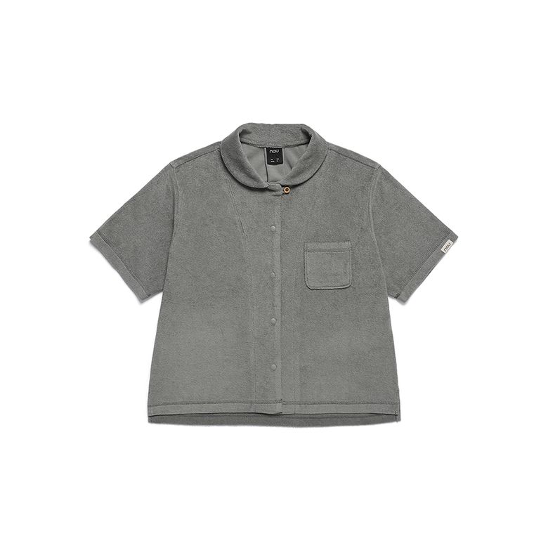 W 테리 반팔셔츠 Gray