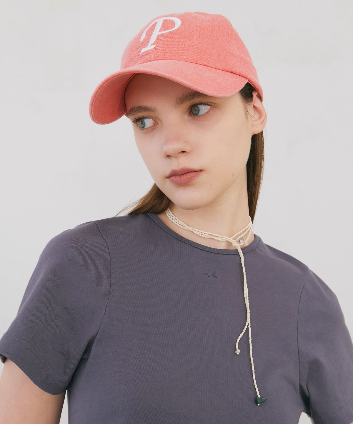 포에브(POEV) Love Poem Ball Cap - Red Orange