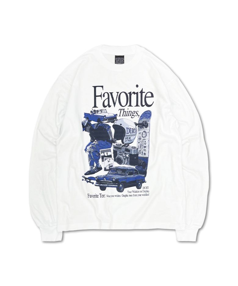 FAVORITE LONG SLEEVE TEE (WHITE)