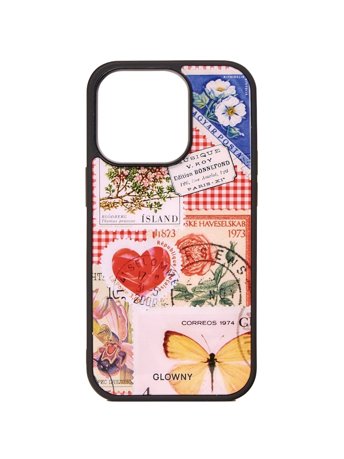 글로니(GLOWNY) VINTAGE STAMP BUMPER CASE