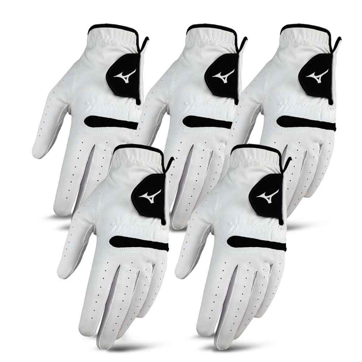 미즈노 골프(MIZUNO GOLF) RV 남성 합피 골프장갑 왼손 5장-JIN
