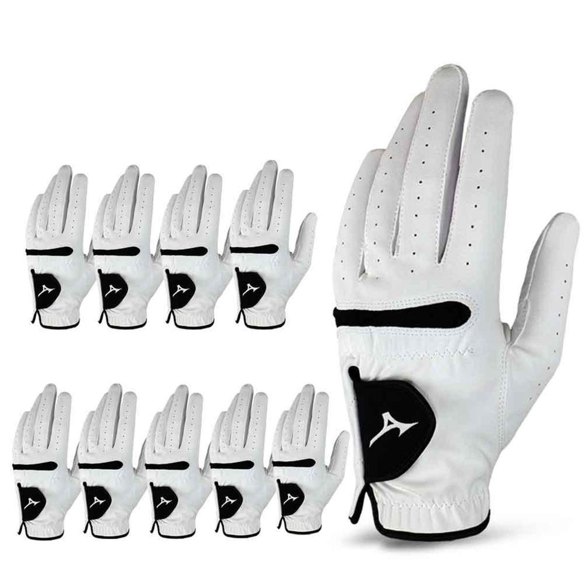 미즈노 골프(MIZUNO GOLF) RV 남성 합피 골프장갑 왼손 10장-JIN