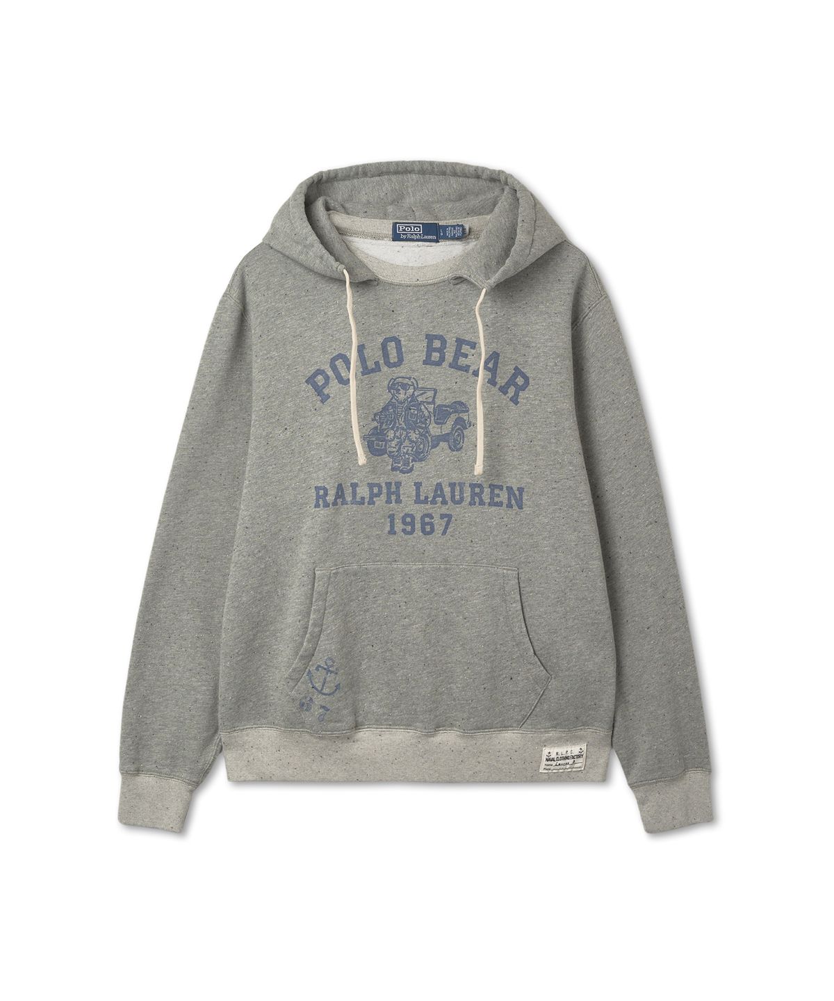 폴로 랄프 로렌(POLO RALPH LAUREN) 폴로 베어 플리스 후디 - 그레이