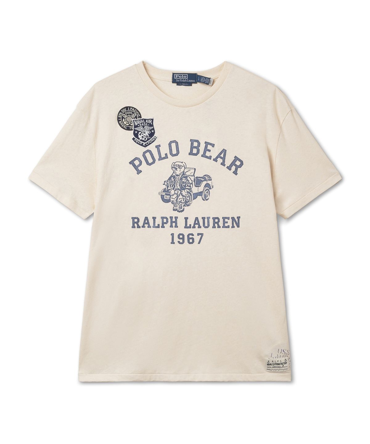 폴로 랄프 로렌(POLO RALPH LAUREN) 클래식핏 폴로 베어 저지 티셔츠 - 화이트