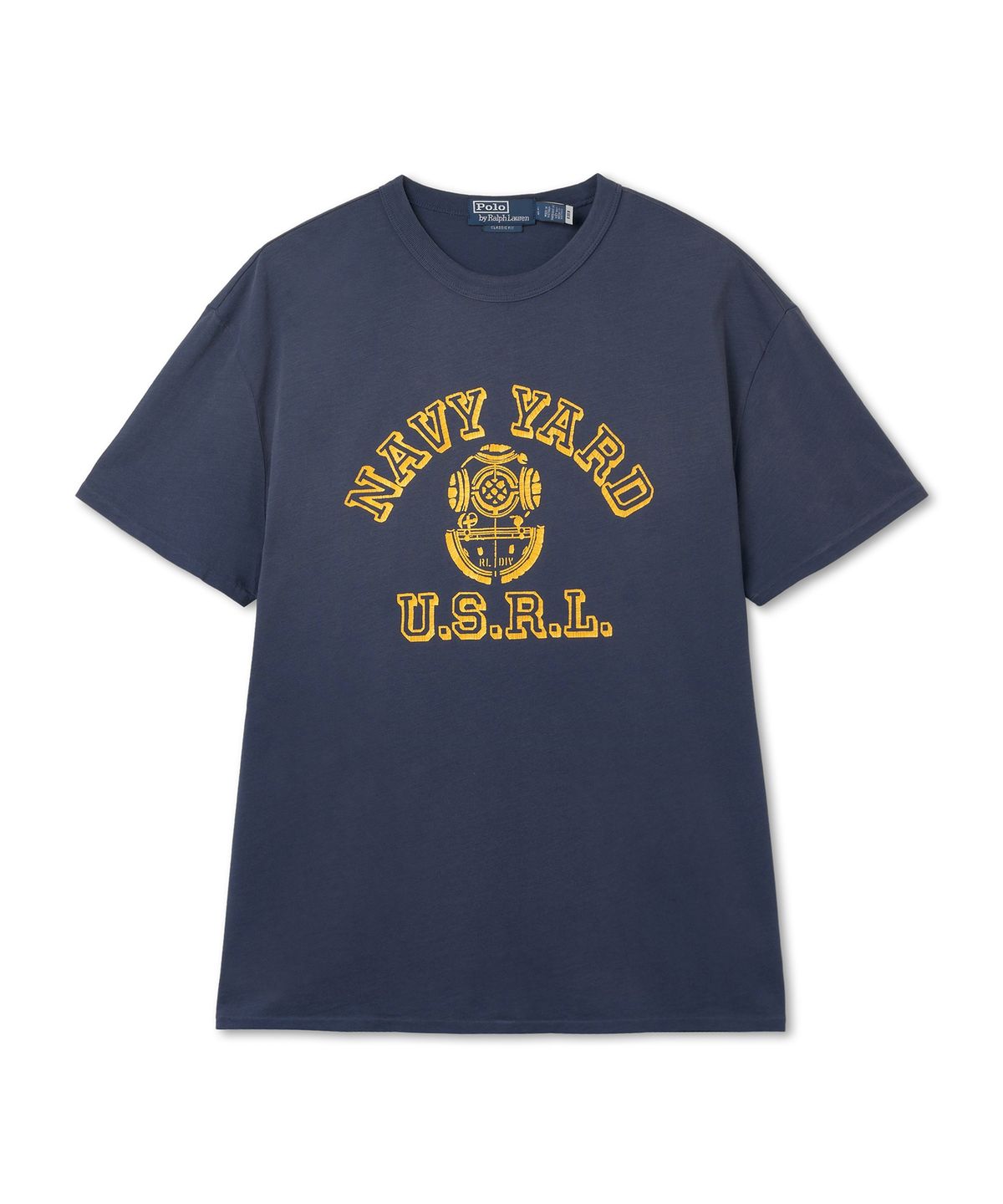 폴로 랄프 로렌(POLO RALPH LAUREN) 클래식핏 저지 그래픽 티셔츠 - 블루