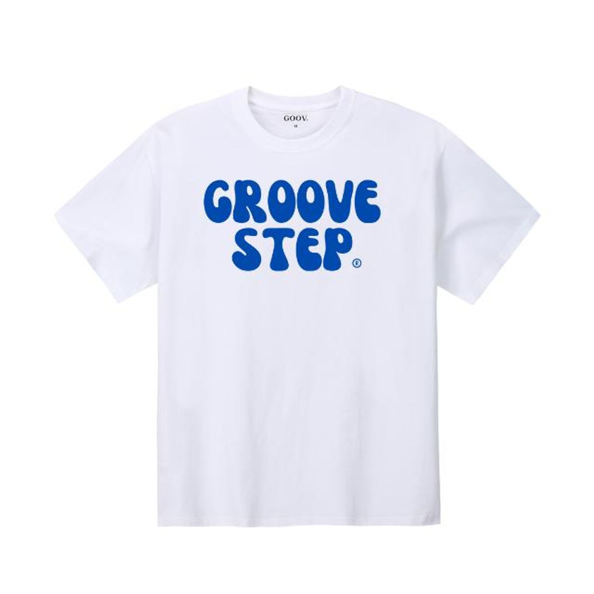 그루브스텝(GROOVESTEP) 로건 오버핏 반팔 티셔츠 S0042