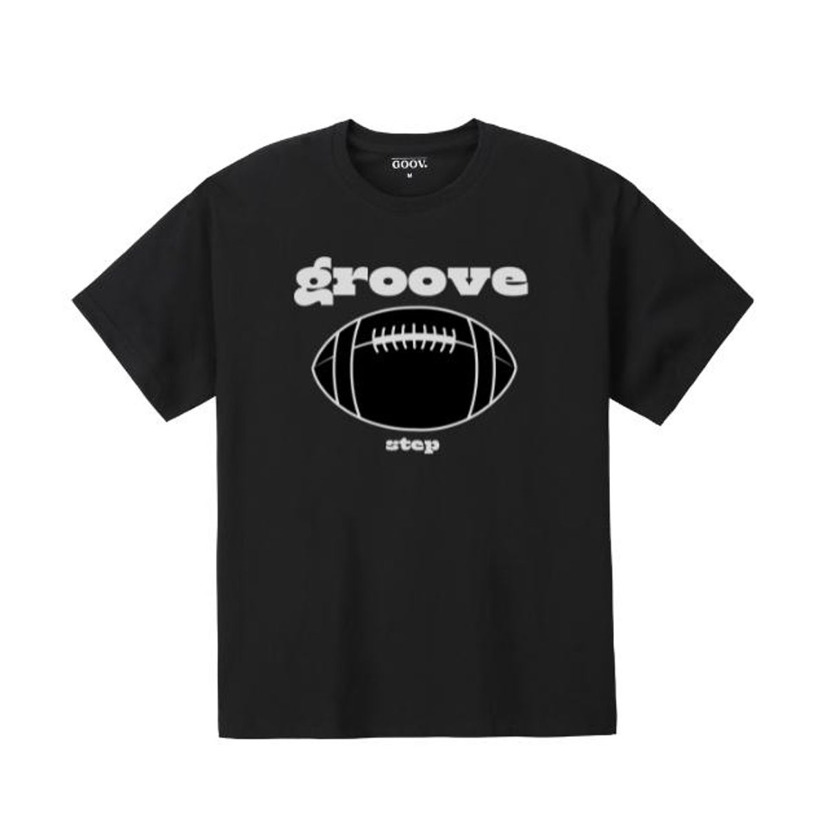 그루브스텝(GROOVESTEP) 럭비 오버핏 반팔 티셔츠 S0055