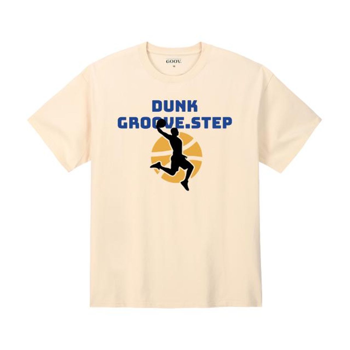 그루브스텝(GROOVESTEP) 덩크 오버핏 반팔 티셔츠 S0056