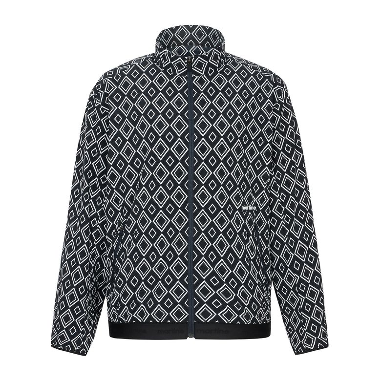 Argyle Pattern Jumper_Navy (Men)