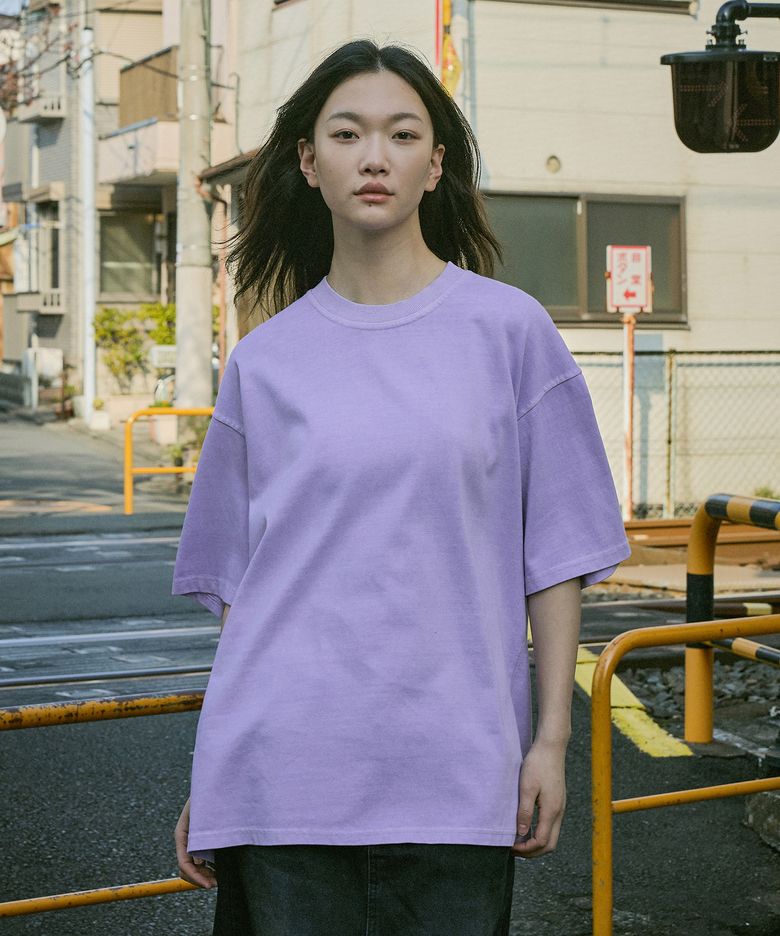 로버스트 헤비 오버핏 피그먼트 반팔티셔츠 MST153 [LIGHT PURPLE]